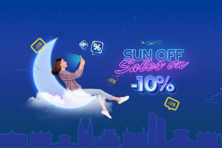 SUN OFF SALES ON - GIẢM 10% GIÁ VÉ MÁY BAY