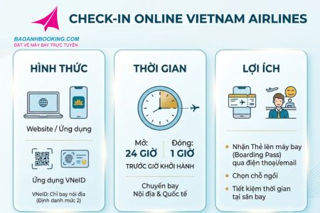 Cách check-in online Vietnam Airlines